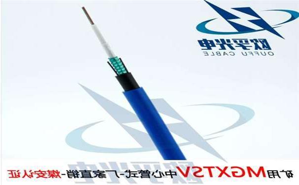河南欧孚MGXTSV-8B1 矿用单模阻燃光缆G652D纤芯煤安证书